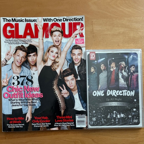 Other - One Direction Glamour Magazine and Live Tour DVD